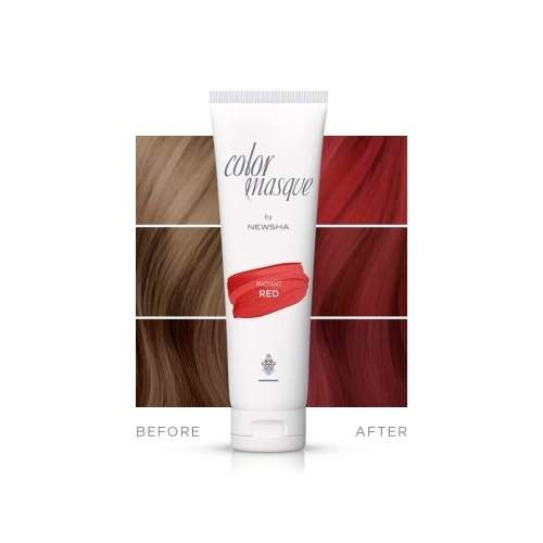 NEWSHA COLOR MASQUE RADIANT RED Тонирующая маска для волос "Сияющий красный" 150 мл - img 2