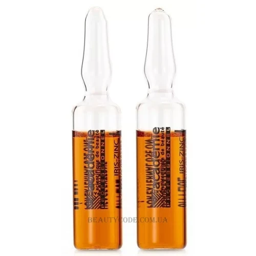 Academie Ampoules Specific Treatments Iris-Zinc (aqueous) (10х2ml) - img 2