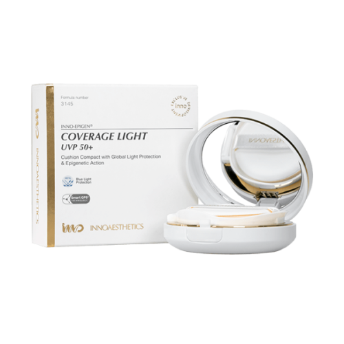 Innoaesthetics Epigen Coverage Light UVP 50+ компактна тональна основа 14 г