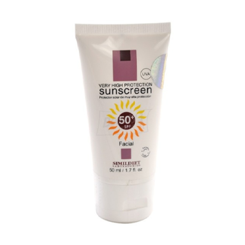 Simildiet Suncare SPF 50+ Natural — крем сонцезахисний, 50 мл