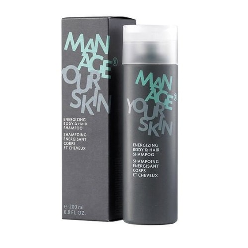 Dr. Spiller Energizing Body & Hair Shampoo 2 в 1: гель для душу та шампунь для чоловіків (200ml)