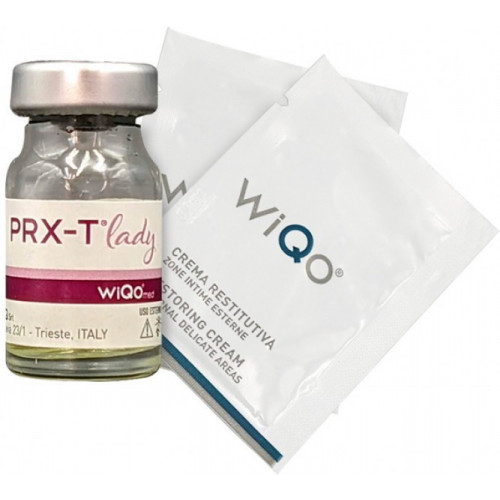 WiQo PRX-T Lady – набір (інтимний пілінг флакон 2 мл + 2 пробники Restoring Cream External Delicate Areas)