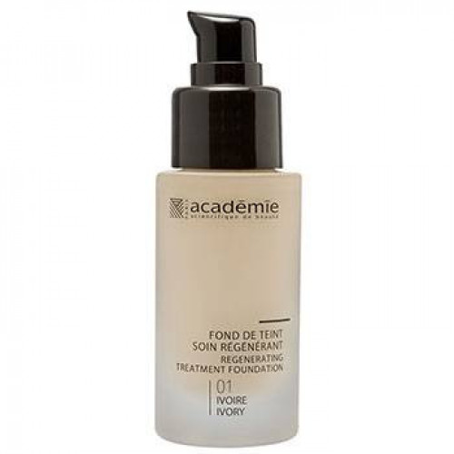 Academie MakeUp Regenerating Treatment Foundation 01 Ivory  регенеруюча тональна основа ТОН 1 (30ml)