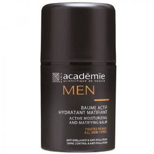 Academie MEN Active Moisturizing and Matifying Balm (50ml) – активний зволожувальний бальзам, що матує.